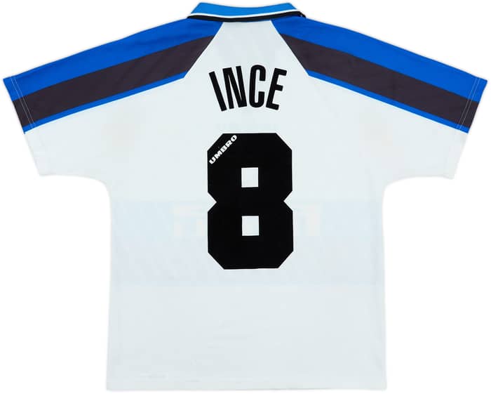 1996-97 Inter Milan Away Shirt Ince #8 - 6/10 - (M)