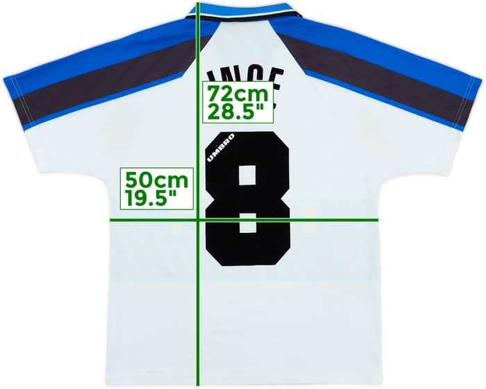 1996-97 Inter Milan Away Shirt Ince #8 - 6/10 - (M)