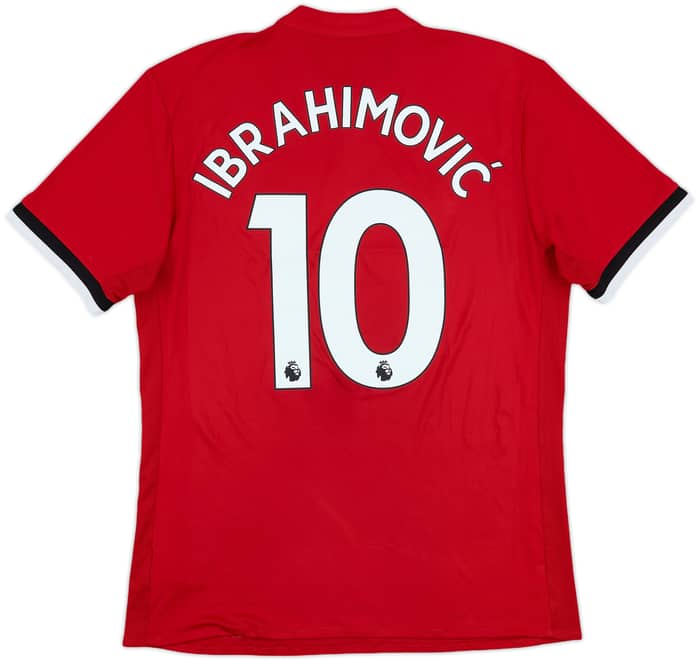 2017-18 Manchester United Home Shirt Ibrahimovic #10 - 6/10 - (M)
