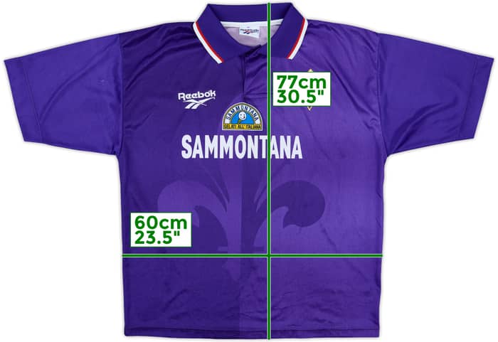 1995-96 Fiorentina Home Shirt - 6/10 - (L)