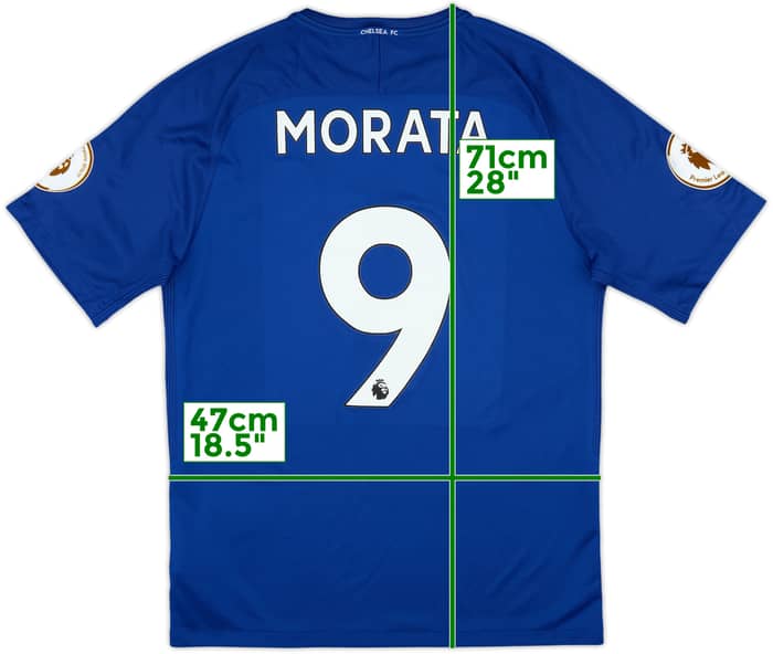 2017-18 Chelsea Home Shirt Morata #9 - 9/10 - (M)