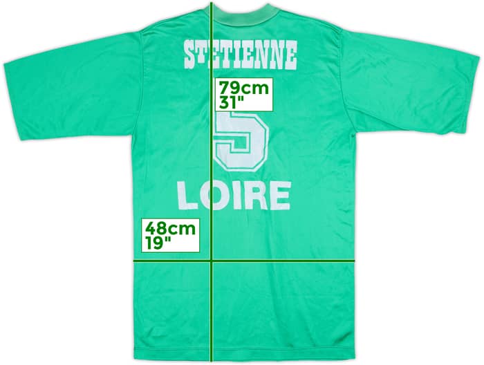 1986-87 St Etienne Home Shirt #5 - 9/10 - (M)