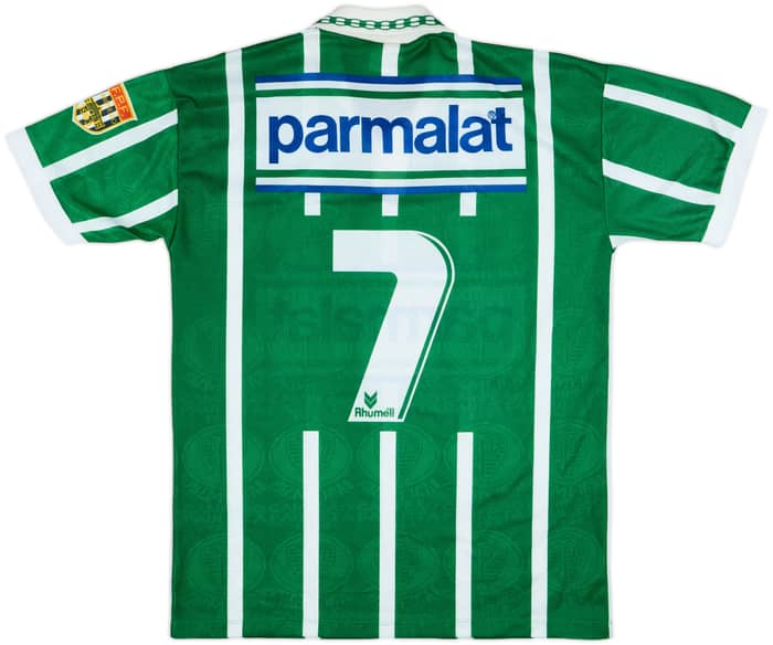1993-94 Palmeiras Home Shirt #7 - 8/10 - (XL)
