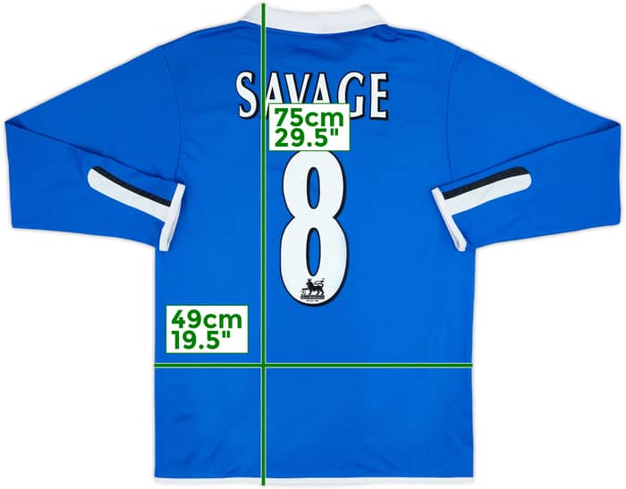 2004-05 Birmingham Home L/S Shirt Savage #8 - 7/10 - (S)