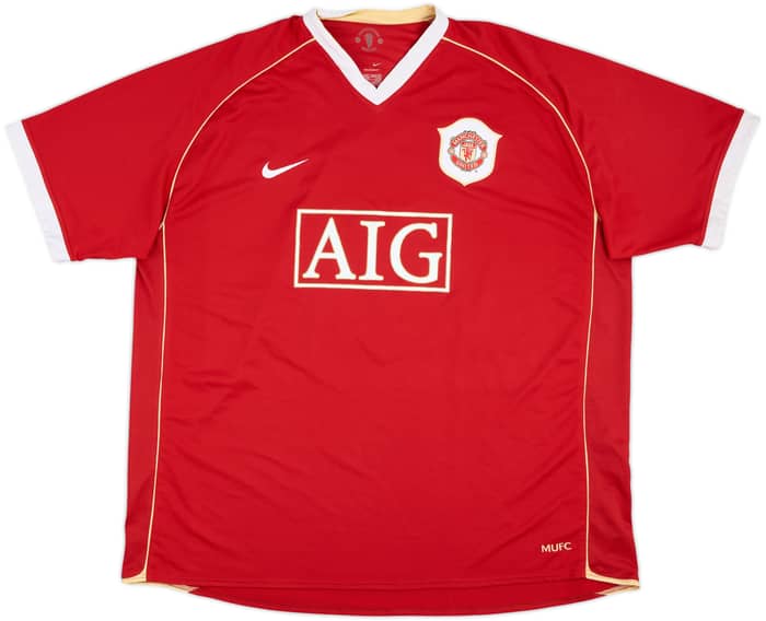 2006-07 Manchester United Home Shirt Ferdinand #5 - 10/10 - (XL)