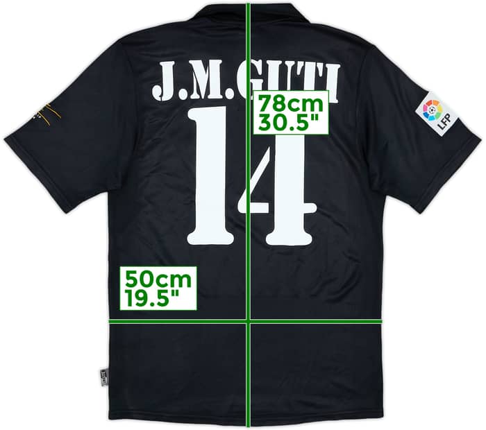 2001 Real Madrid Away Shirt J.M.Guti #14 - 6/10 - (S)