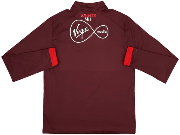 2017-18 Southampton Under Armour Staff Issue 1/4 Zip Drill Top 'MH' - 9/10 - (L)