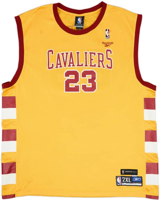 1975-76 Cleveland Cavaliers James #23 Reebok Hardwood Classics Jersey - 8/10 - (XXL)