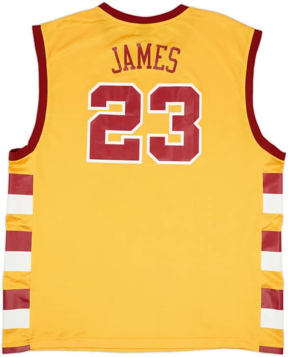 1975-76 Cleveland Cavaliers James #23 Reebok Hardwood Classics Jersey - 8/10 - (XXL)