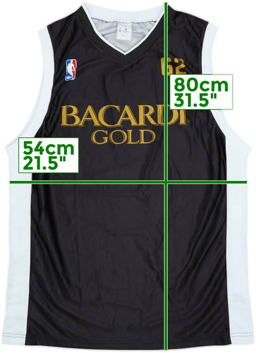 2010 NBA Bacardi Gold #62 Promotional Jersey - 9/10 - (XL)