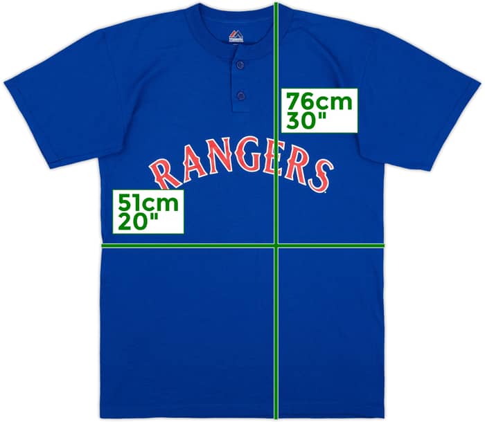 2014 Texas Rangers #8 Majestic Tee - 9/10 - (M)