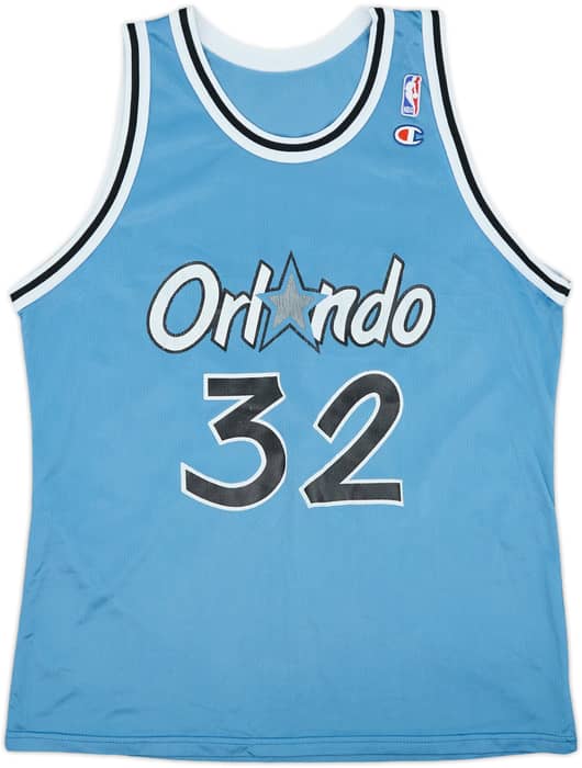 1995-96 Orlando Magic O'Neal #32 Champion Away Jersey - 4/10 - (XL)
