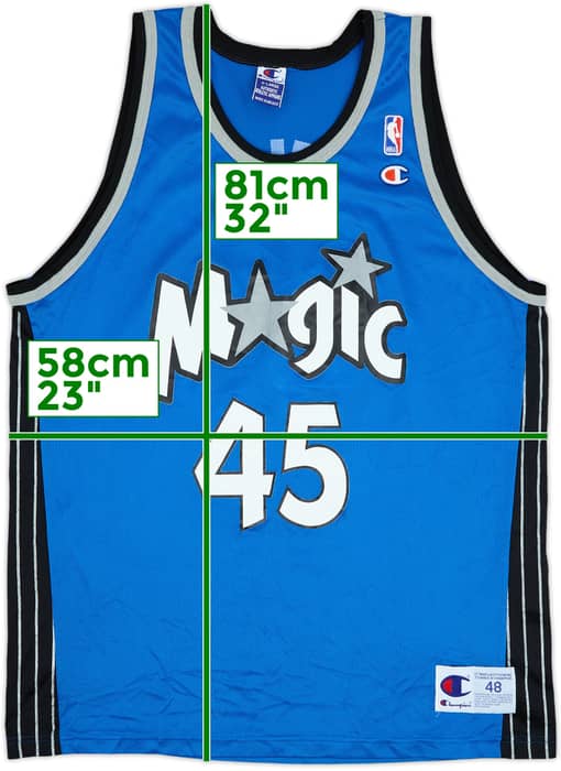 1998-01 Orlando Magic Outlaw #45 Champion Away Jersey - 7/10 - (XL)