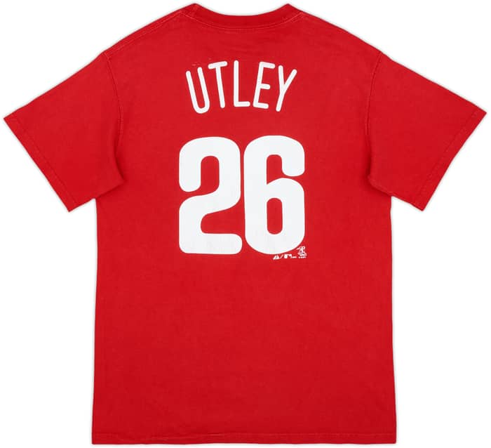 2008 Philadelphia Phillies Utley #26 Majestic Tee - 5/10 - (S)