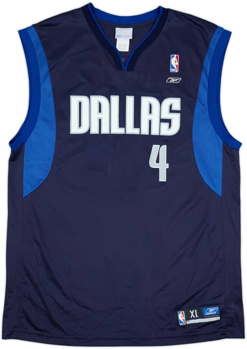 2002-05 Dallas Mavericks Finley #4 Reebok Away Jersey - 9/10 - (XL)