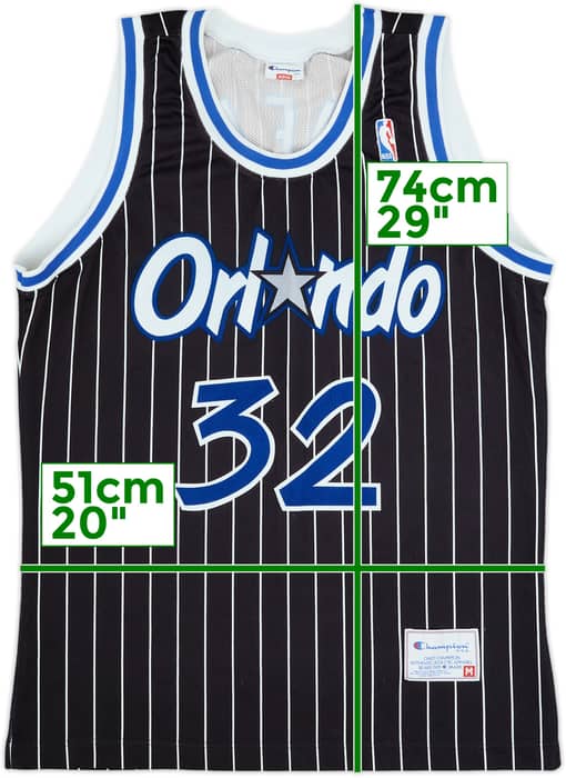 1992-96 Orlando Magic O'Neal #32 Champion Away Jersey - 8/10 - (M)