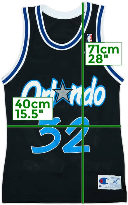 1992-94 Orlando Magic O'Neal #32 Champion Away Jersey - 8/10 - (S)