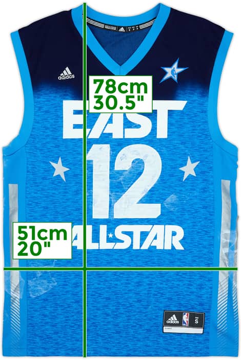 2012 NBA All-Star Team East Howard #12 adidas Jersey - 4/10 - (S)