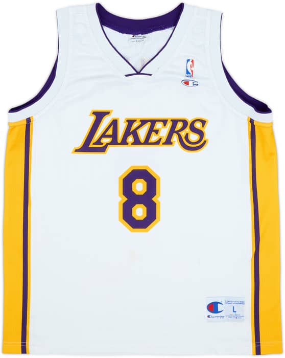 2002-06 LA Lakers Bryant #8 Champion Alternate Jersey - 7/10 - (L)