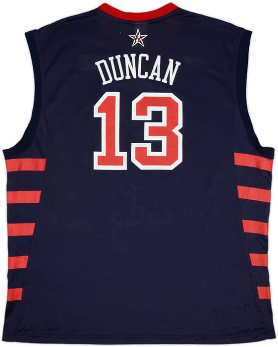2004 USA Duncan #13 Reebok Away Jersey - 5/10 - (XXL)