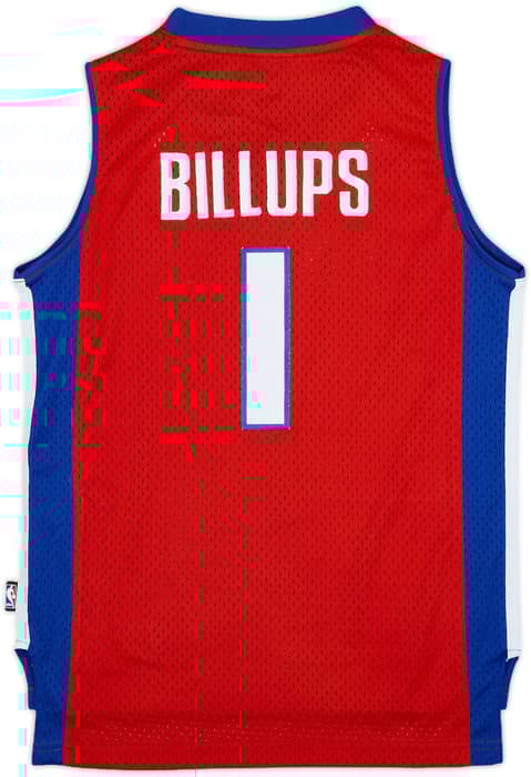 2006-08 Detroit Pistons Billups #1 adidas Swingman Alternate Jersey - 7/10 - (M.Boys)