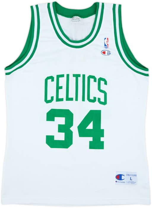 1998-06 Boston Celtics Pierce #34 Champion Home Jersey - 5/10 - (L)