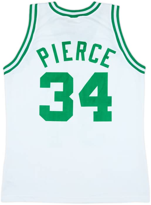 1998-06 Boston Celtics Pierce #34 Champion Home Jersey - 5/10 - (L)
