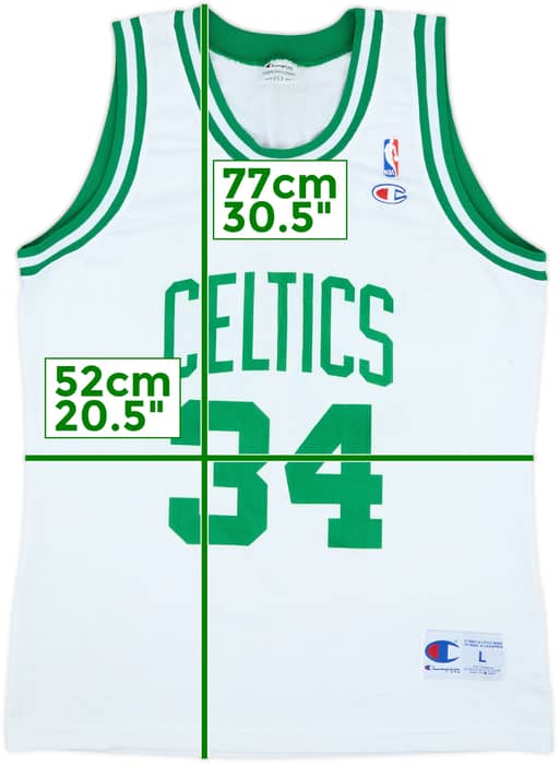 1998-06 Boston Celtics Pierce #34 Champion Home Jersey - 5/10 - (L)
