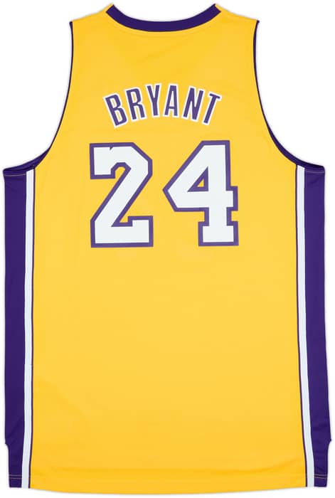 2010-14 LA Lakers Bryant #24 adidas Swingman Home Jersey - 8/10 - (XL)