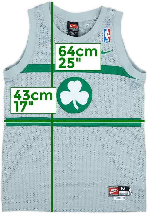 1925 Boston Celtics Pierce #34 Nike Rewind Swingman Jersey - 9/10 - (M.Boys)