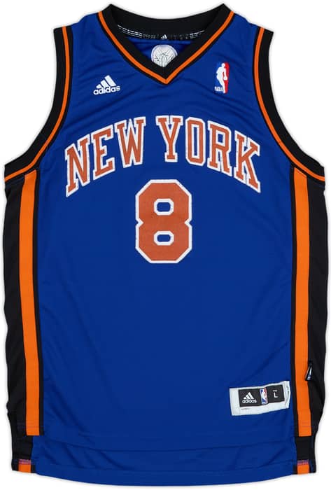 2010-11 New York Knicks Gallinari #8 adidas Swingman Away Jersey - 5/10 - (L.Boys)