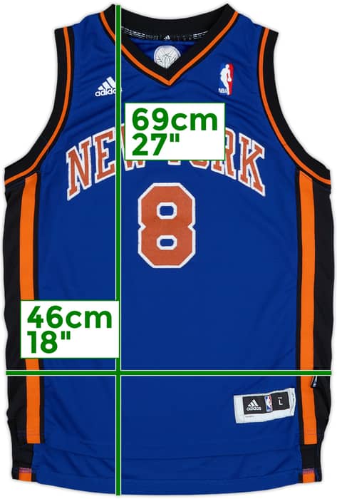 2010-11 New York Knicks Gallinari #8 adidas Swingman Away Jersey - 5/10 - (L.Boys)