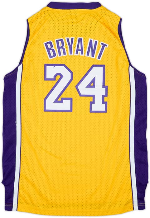 2006-10 LA Lakers Bryant #24 adidas Swingman Home Jersey - 8/10 - (L.Boys)