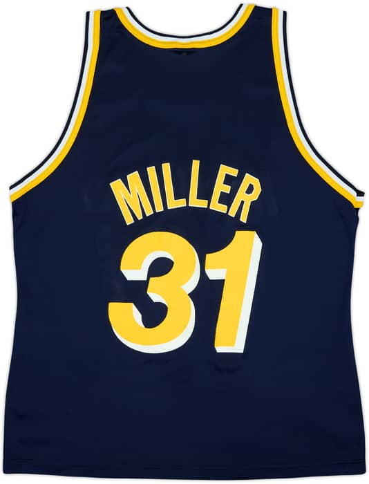 1995-97 Indiana Pacers Miller #31 Champion Away Jersey - 9/10 - (XL)