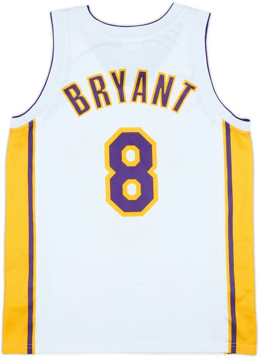 2002-06 LA Lakers Bryant #8 Champion Alternate Jersey - 9/10 - (S)