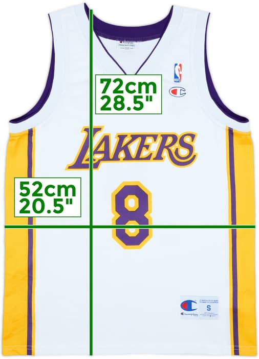 2002-06 LA Lakers Bryant #8 Champion Alternate Jersey - 9/10 - (S)