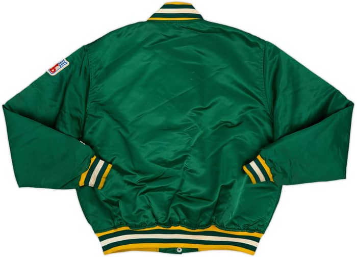 1980s Green Bay Packers Starter Satin Varsity Jacket - 6/10 - (L)