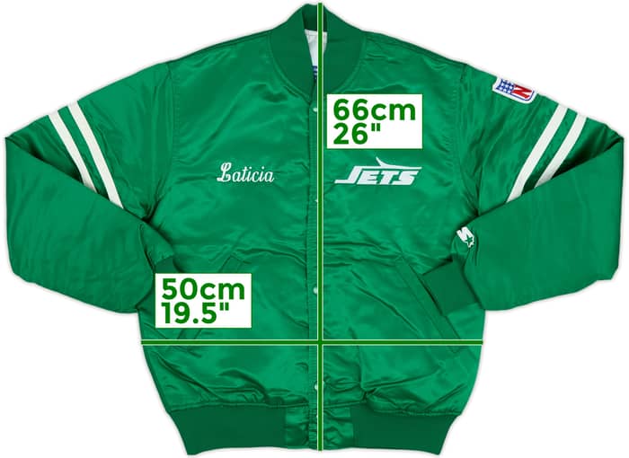 1984-87 New York Jets Hamilton #39 Starter Satin Varsity Jacket - 8/10 - (S)