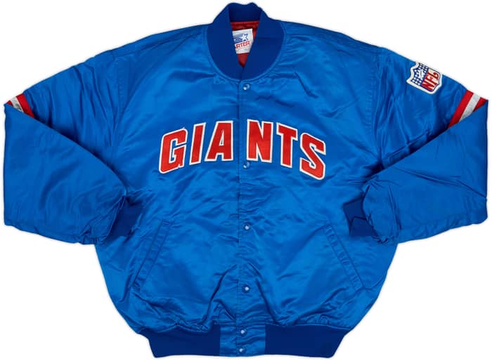 1980s New York Giants Starter Satin Varsity Jacket - 8/10 - (XL)