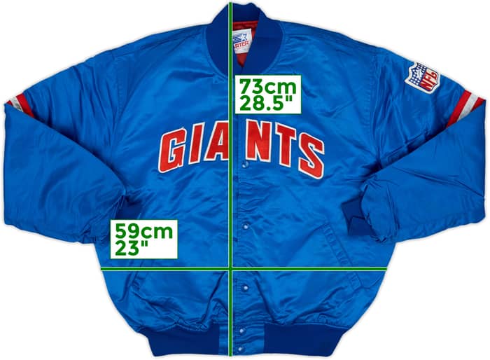 1980s New York Giants Starter Satin Varsity Jacket - 8/10 - (XL)