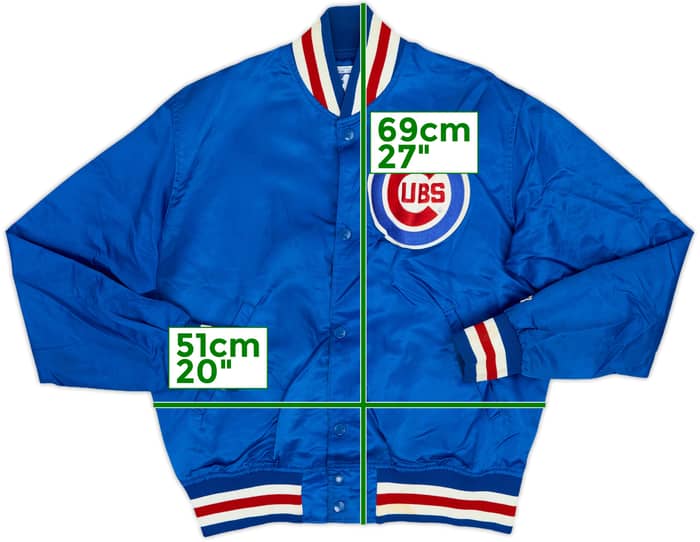 1980s Chicago Cubs Starter Satin Varsity Jacket - 6/10 - (M)