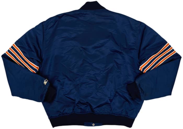 1980s Chicago Bears Starter Satin Varsity Jacket - 7/10 - (XL)