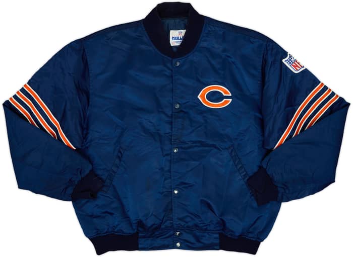 1980s Chicago Bears Starter Satin Varsity Jacket - 7/10 - (XXL)