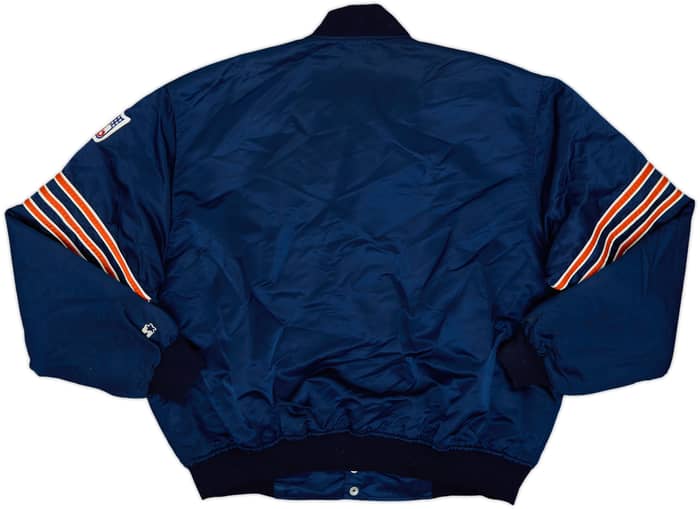 1980s Chicago Bears Starter Satin Varsity Jacket - 7/10 - (XXL)