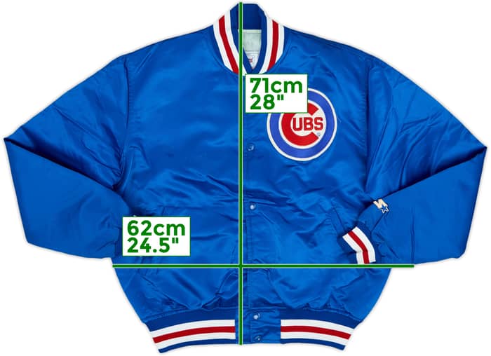 1980s Chicago Cubs Starter Satin Varsity Jacket - 7/10 - (L)