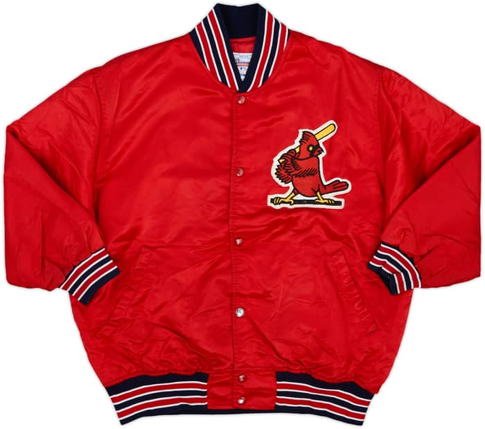 1980s St. Louis Cardinals Starter Satin Varsity Jacket - 7/10 - (L)