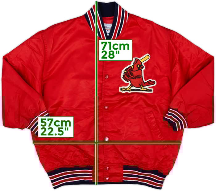 1980s St. Louis Cardinals Starter Satin Varsity Jacket - 7/10 - (L)