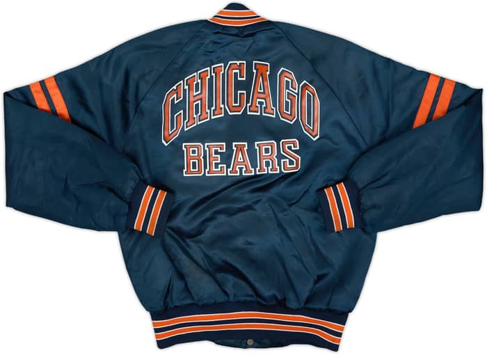 1990s Chicago Bears Chalk Line Satin Varsity Jacket - 7/10 - (M.Boys)