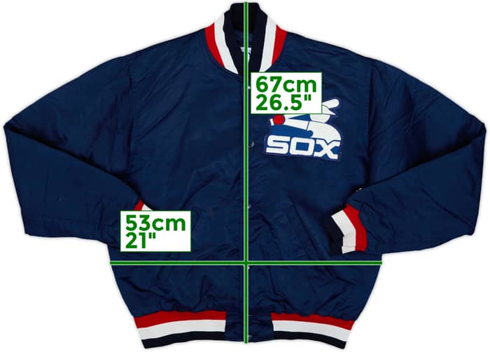 1980s Chicago White Sox Starter Satin Varsity Jacket - 5/10 - (M)