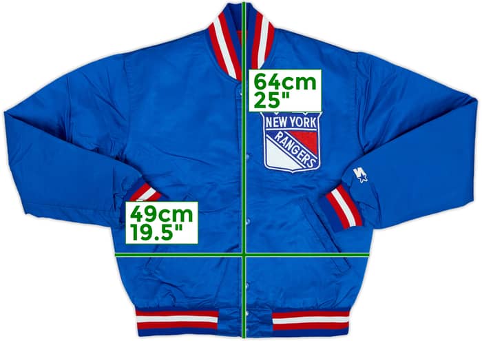 1980s New York Rangers Starter Satin Varsity Jacket - 8/10 - (S)